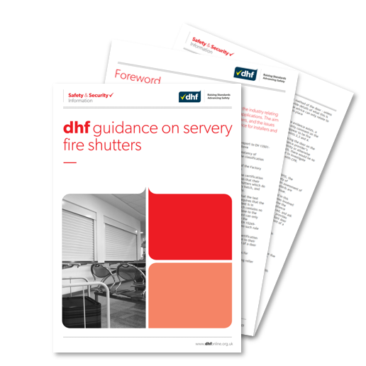 Latest Industry Guidance on servery fire shutters (Door & Hardware Federation)